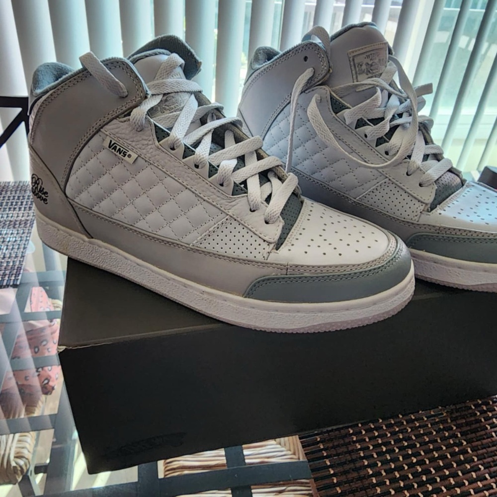 Vans Men's Gray High-Top Sneakers